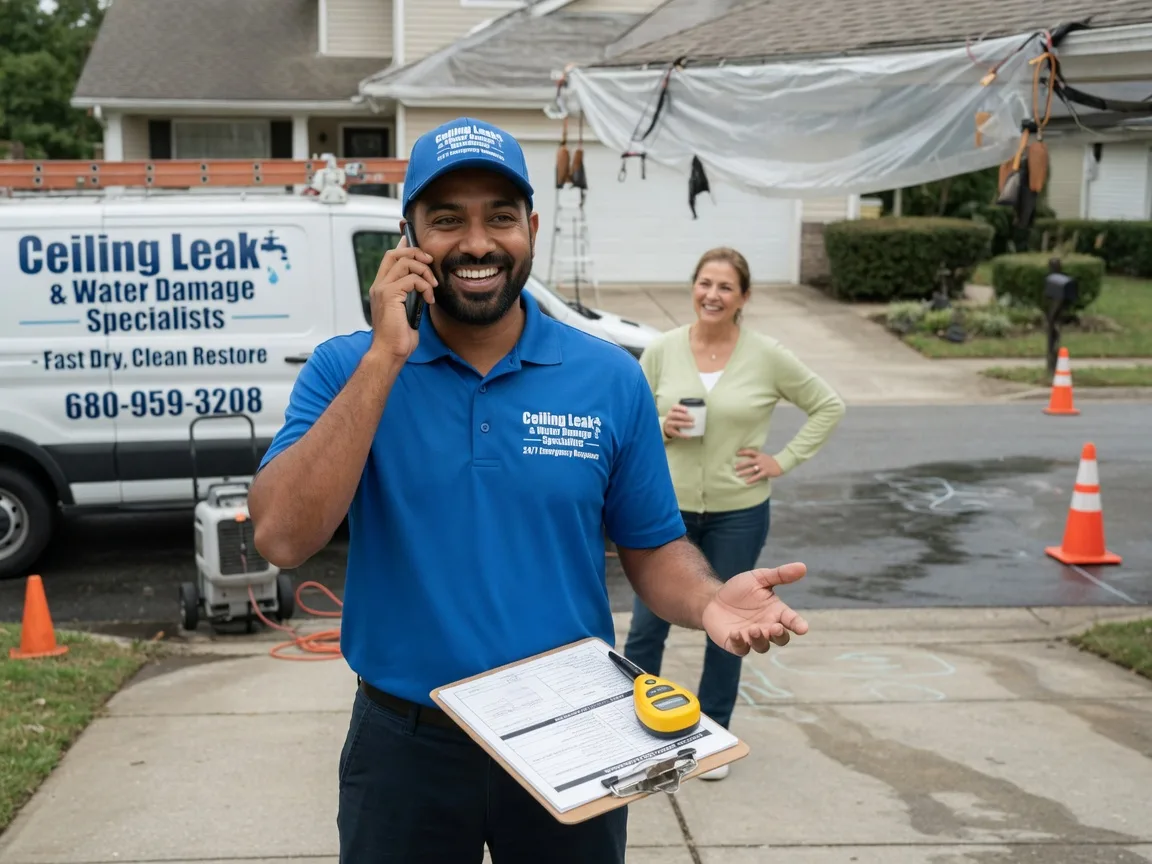 Ceiling Leak Cleanup Mundelein, IL FAQs
